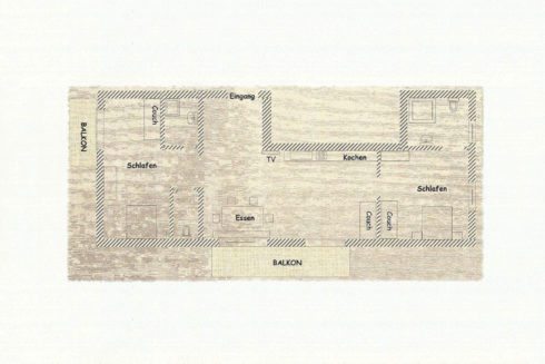 Grundriss - Ferienwohnung Auerhahn, Ferienwohnung in Radstadt, Hinterfischbach