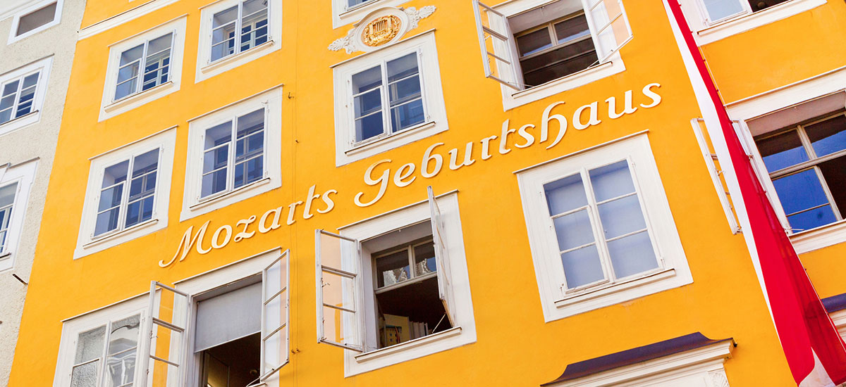 Mozart Geburtshaus - Ausflugsziele im Salzburger Land
